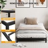 homfan Bed Frame with Under Bed Storage, Heavy Duty Mattress Foundation, Easy Assembly, No Box Spring Needed - 3 of 4