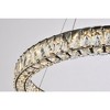 Elegant Lighting Monroe 1 - Light Pendant in  Black - 4 of 4