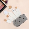Unique Bargains 1 Pc Bow Corduroy Style Drawstring Makeup Bag for Vacation Corduroy - 4 of 4