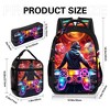 Generic Boys Gaming Backpack Set - 17 Inch Large Capacity School Backpack with Lunch Bag & Pencil Case - 3 of 4