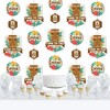 Big Dot of Happiness Tropical Luau - Hawaiian Beach Party DIY Dangler Backdrop - Hanging Vertical Decorations - 30 Pieces - 2 of 4