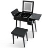 NicBex Vanity Desk with Mirror and Lights 43.3" Dressing Table Set with Flip-top Mirror and Customizable Storage for Bedroom, Apartment - 2 of 4