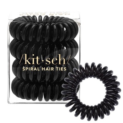 Kitsch 4 Pack Hair Coils - Clear