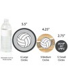 Big Dot of Happiness Bump, Set, Spike - Volleyball - Baby Shower or Birthday Party Giant Circle Confetti - Party Decorations - Large Confetti 27 Count - 3 of 4