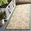Courtyard CY2665 UV & Stain Resistant Non-Shedding Power Loomed Indoor/Outdoor Rugs - Safavieh - 2 of 4