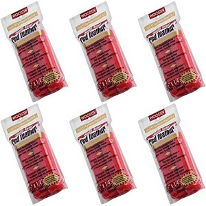 Wooster 4.5" Jumbo-Koter Red Feather 1/4" Nap Closed-End 6 Sets Of 2-Pack Roller Cover # RR311-4.5-6PK - 1 of 3