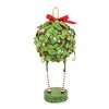 Lori Mitchell 6.5 Inch Christmas Kisses Holly Ball Berries Figurines - 2 of 3