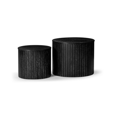 Maven Lane Austin, Wooden Nesting Coffee Tables