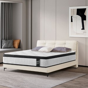 Whisen 12” Full Size Hybrid Mattress with 7-Zoned Memory Foam, Individual Pocket Spring, Knitted Cover - 1 of 4
