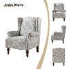 Theodor Armchair with Spindle Legs for Living Room and Bedroom Club Chair | ARTFUL LIVING DESIGN - 3 of 4