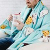 Pavilion Gift Company - Milk & Cookies - 50" x 60" Royal Plush Blanket with Drawstring Bag - Throw Blankets - 2 of 4
