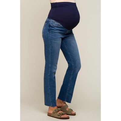 Pinkblush Blue Straight Leg Maternity Jeans - image 4