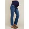 PinkBlush Blue Straight Leg Maternity Jeans - 4 of 4