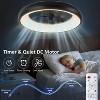 C Cattleya 20in Dimmable LED RGB Smart Ceiling Fan with Light and Voice/App/Remote Control - 4 of 4