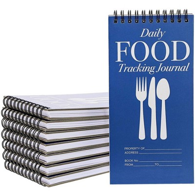 Photo 1 of 12-Pack Daily Food Intake Diary Tracker Journal Notebook, 8 x 4 inches