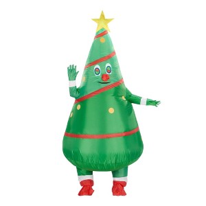 Inflatable Christmas Tree Adult Costume - 1 of 4