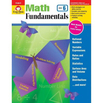 Math Fundamentals, Grade 6 - by  Evan-Moor Educational Publishers (Paperback)