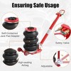 Acekool 3-Ton Pneumatic Car Jack, 6600lbs Air-Powered Lifting Tool for Trucks SUVs, 6.3"-15.7" Height, All-Terrain Wheels, Safety Valve - 3 of 4