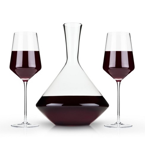 Raye Angled Crystal Wine Decanter