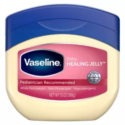 Vaseline Baby Hypoallergenic Petroleum Healing Jelly & Diaper Rash Skin Protectant - 13oz