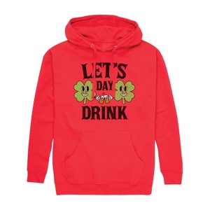 Men's - Instant Message - Lets Day Drink Graphic Fleece Pullover Hoodie - 1 of 4