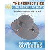 Tirrinia Men’s Women’s Extra Wide Brim Sun Hat, Casual Large Boonie Fishing Safari Hiking Cap - 2 of 4