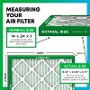 Filterbuy 14x24x1 Air Filter (6-Pack), Pleated MERV 8 Dust Defense Replacement HVAC AC Furnace Filters (Actual Size: 13.38 x 23.38 x 0.75) - 2 of 4