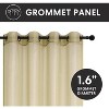 GoodGram Montauk Accents 2 Piece Grommet Top Summery Sheer Voile Window Curtain Panels For Extra Long & Taller Windows - 2 of 3