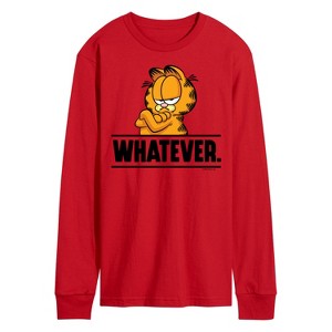Men's - Garfield - Whatever Long Sleeve Graphic T-Shirt - 1 of 3