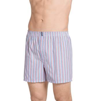 Jockey Mens Elance String Bikini 2 Pack Underwear String Bikinis 100%  Cotton M Tranquil Stripe/soft Sky Blue : Target