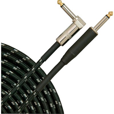 Musician's Gear Tweed Right Angle Instrument Cable