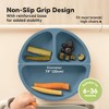 3-Pack Prep Suction Plates for Baby, 100% Silicone Toddler Plates, BPA-Free Divided Baby Plates with Suction - 4 of 4