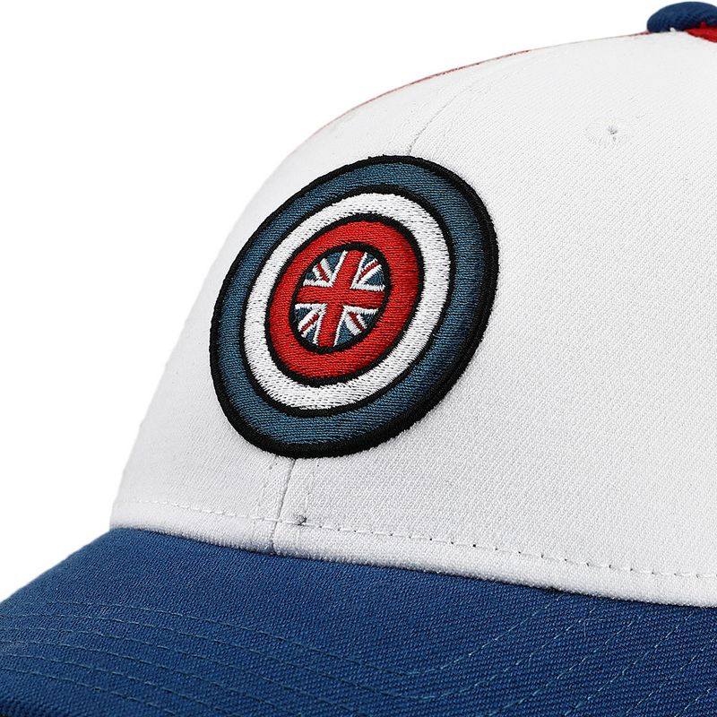 Peggy Carter Embroidered Shield Adjustable Cap with Printed Underbill, 4 of 7