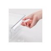 iDesign Fridge Storage Tray with Handle - Set of 4 - Clear - 4 of 4