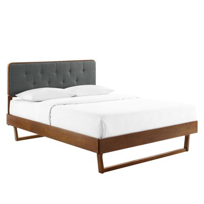 Modway Bridgette Full Wood Platform Bed With Angular Frame