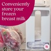 Nurse and Nourish 2 Pack Breast Milk Storage Tower - Organizer for Milk Freezer Bags - Breast Milk Storing Containers for Up to 120oz Milk - 2 of 4