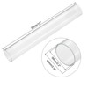 Unique Bargains Lamp Lantern Water Cooling System Acrylic Round Pipes Clear 2 Pcs 14" - 2 of 4