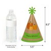Big Dot of Happiness Pumpkin Patch - Fall, Halloween or Thanksgiving Cone Happy Birthday Party Hats for Kids and Adults - Set of 8 (Standard Size) - 3 of 4