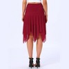 INSPIRE CHIC INSPIRE CHIC Women's High Rise Ruched Midi Skirts - 3 of 4
