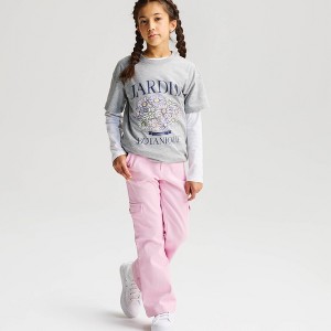 Playera de manga corta 'Jardin' de corte holgado para niña - Cat & Jack™ Gris