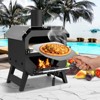 Tangkula 12" Outdoor Pizza Oven w/ Pizza Stone Pizza Peel & Oxford Cloth Cover - 2 of 4