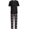 Fruit of the Loom Men’s Fleece Sleep Pant Set, 2-Piece Shirt and Pants - 4 of 4