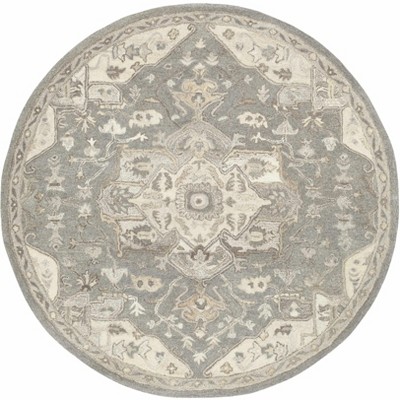 Hauteloom Broomfield 1196 Hand Tufted Taupe Wool Rug