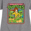 - Teenage Mutant Ninja Turtles - Retro Group April Graphic Short Sleeve Fleece Dress - 2 of 4