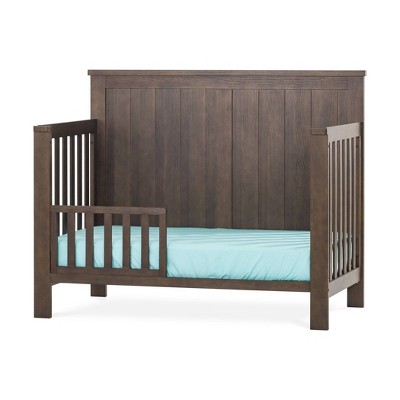 Brushed Truffle Pine 4-in-1 Convertible Crib