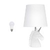 Creekwood Home Whimsilux 15.5" Enchanting Unicorn Dreams Table Lamp - 2 of 4