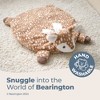 Bearington Baby Lil' Willow Tummy Time Mat, 30 x 30 Inch Fawn Plush Stuffed Animal Blanket, Woodland Nursery Decor - 2 of 4