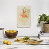 shanasart Tipsy Cowgirl Tan Cutting Board Rectangle - Deny Designs - 3 of 3