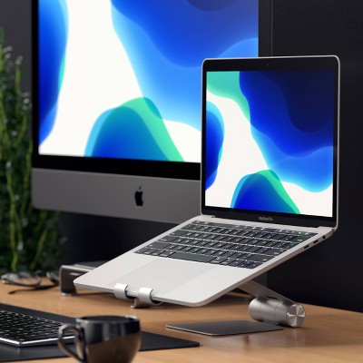 Satechi Silver Aluminum Foldable Multi-Angle Tablet Stand