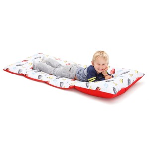 Disney Cars Easy-Fold Toddler Nap Mat in Red - 1 of 4
